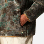 THE NORTH FACE - EXTREME PILE PULLOVER - Military Olive Stippled Camo Print