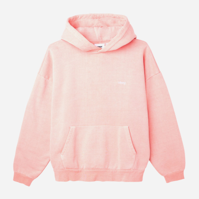 OBEY - LOWERCASE PIGMENT HOOD - Pigment shell pink