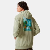 THE NORTH FACE - HERITAGE GRAPHIC HOODIE - TEA GREEN