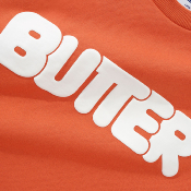 BUTTER GOODS -   ROUNDED LOGO CREWNECK - Washed Orange