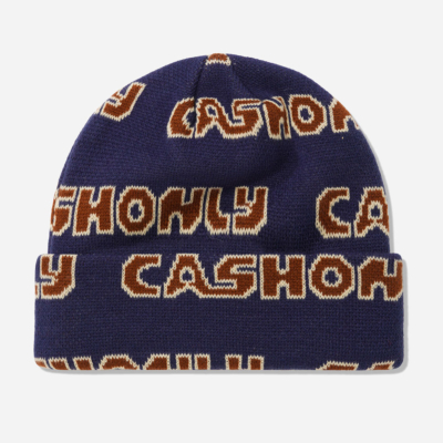 CASH ONLY - HOLD IT DOWN BEANIE - NAVY