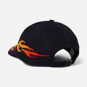 CASH ONLY - RACING FLAME CAP - Black