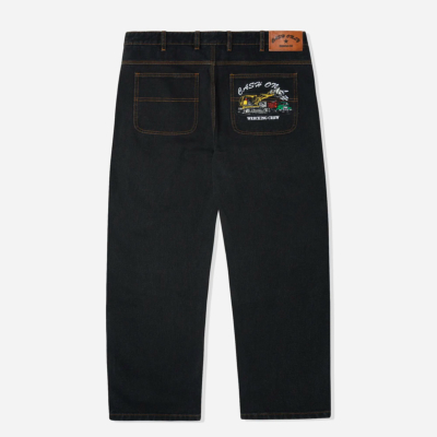 CASH ONLY - WRECKING BAGGY JEANS - WASHED BLACK