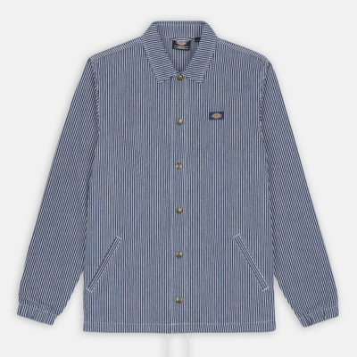 DICKIES - HICKORY COACH JACKET - Airforce Blue Hickory