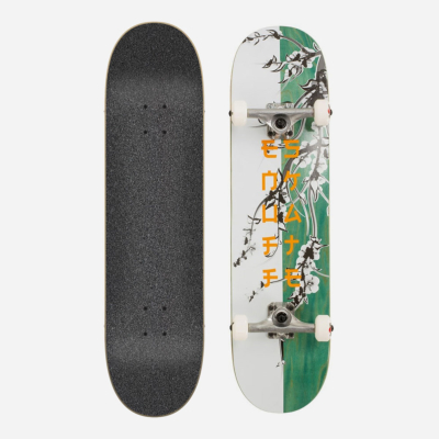 ENUFF SKATEBOARDS - CHERRY BLOSSOM COMPLETE - White / Teal