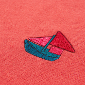 PARRA PAPER BOAT HOUSE TEE MINERAL RED