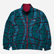 PARRA - SQUARED WAVES PATTERN TRACK TOP -  Multi Check