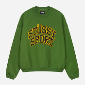 STUSSY - RELAXED OVERSIZED CREW - Green
