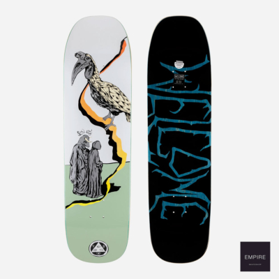 WELCOME SKATEBOARDS ''INFERNO" RYAN LAY PRO MODEL ON STONECIPHER - WHITE/SAGE
