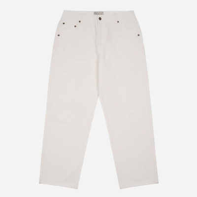 DIME - RELAXED DENIM PANTS - Off White