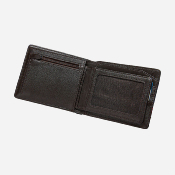 NIXON - PASS LEATHER COIN WALLET - Brown