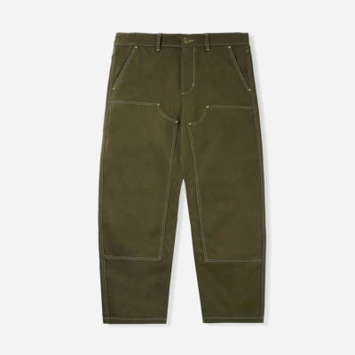 BUTTERGOODS - DOUBLE KNEE PANTS (BAGGY) - ARMY