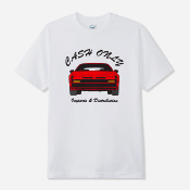 CASH ONLY - CAR TEE - White