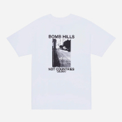 GX1000 - BOMB HILLS NOT COUNTRIES TEE - White
