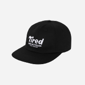 TIRED - NOTHING 6 PANEL CAP - Black