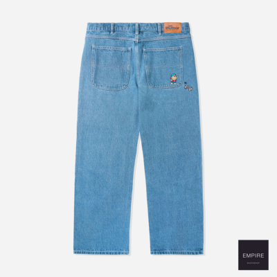 BUTTER GOODS DICE DENIM PANTS (RELAXED) - WASHED INDIGO