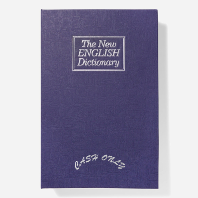 CASH ONLY - DICTIONARY STASH BOX - Navy
