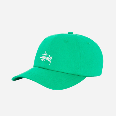 STUSSY -  WASHED STOCK LOW PRO CAP - Lime