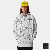THE NORTH FACE - SEARCH & RESCUE HOODIE - TNF WHITE SHAN MAR SEARCH AND RESCUE PRINT