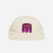 PARRA - FAST FOOD LOGO 6 PANEL HAT - Off White
