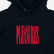 PLEASURES - STRETCH PREMIUM HOODY - Black
