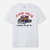 CASH ONLY x VENTURE - TRUCK TEE - White