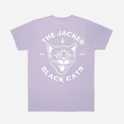 JACKER - BLACK CATS - T-SHIRT - LAVENDER