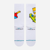 STANCE x SIMPSONS - BART SIMPSON - White