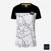 THE NORTH FACE - SEARCH & RESCUE TEE - TNF WHITE SHAN MAR SEARCH AND RESCUE PRINT