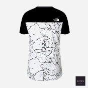 THE NORTH FACE - SEARCH & RESCUE TEE - TNF WHITE SHAN MAR SEARCH AND RESCUE PRINT