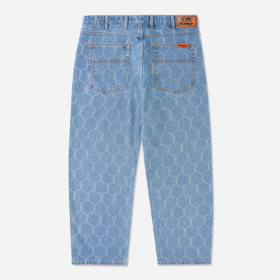 BUTTERGOODS - CHAIN LINK DENIM PANTS (BAGGY) - Washed Indigo