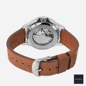 TIMEX NAVI XL AUTOMATIC 41mm LEATHER - Brown Green