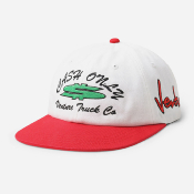 CASH ONLY x VENTURE - DOLLAR SIGN 6 PANEL HAT - White / Red