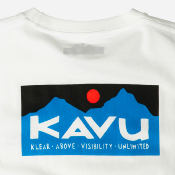 KAVU - KLEAR ABOVE ETCH ART TEE - Off White